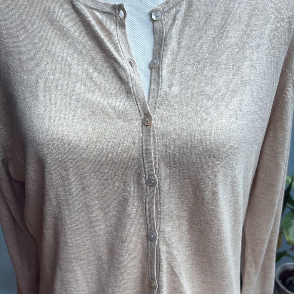 Alan Paine Cardigan/ Luxury Cotton. Size 44 - Picture 2 of 6